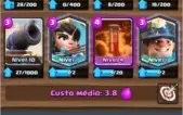 CONTA NÍVEL 10 (COM 3 LENDÁRIAS), 20K+ OURO, ARENA LENDÁRIA