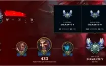 Diamante 4 todos campeões 105 skins