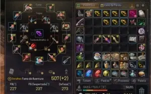 Wizard 61 237AP - Traje de Cash - Black Desert Brasil BDO
