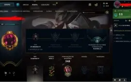 Conta no League Of Legends lvl 182