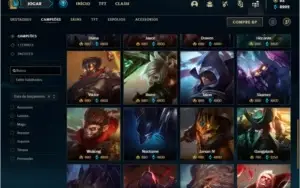 Conta Ouro 3 MAIN SUP, com Twitch medieval e Ww cinzento