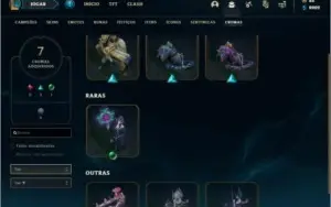 Conta Ouro 3 MAIN SUP, com Twitch medieval e Ww cinzento