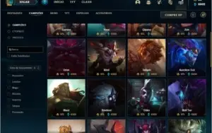 Conta Ouro 3 MAIN SUP, com Twitch medieval e Ww cinzento
