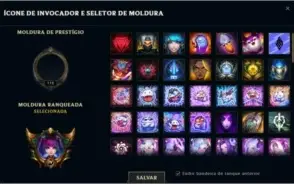 Conta lol lvl 112 ouro 4, varios icones, emotes, skins raras