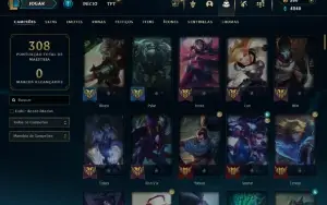 CONTA LOL- LVL 262 - 120 Champions - 69 Skins - FULL ACESSO