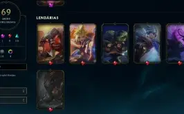 CONTA LOL- LVL 262 - 120 Champions - 69 Skins - FULL ACESSO
