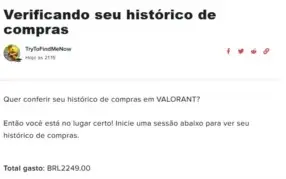 Conta Valorant Platina 1 com 144 skins