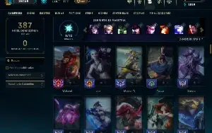 Unranked com 95 Champs e 55 Skins ( ADC / MID )