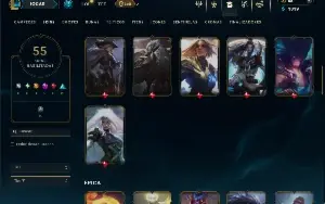 Unranked com 95 Champs e 55 Skins ( ADC / MID )