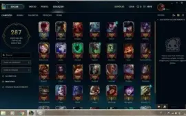 Conta League Of Legends Platina V 93 Champs