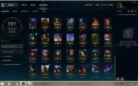 Conta League Of Legends Platina V 93 Champs