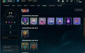 Conta platina 4 com 5 Skins e 27 Champs