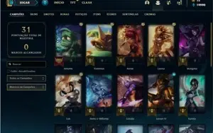 Conta platina 4 com 5 Skins e 27 Champs