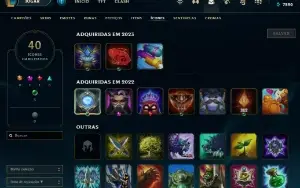 Conta PLATINA 4 | 70% Win - Lol (League Of Legends) Elomoon
