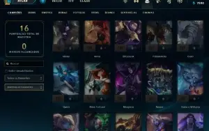 Conta PLATINA 4 | 70% Win - Lol (League Of Legends) Elomoon