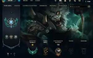 Conta PLATINA 4 | 70% Win - Lol (League Of Legends) Elomoon