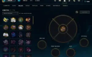 Conta PLATINA 4 | 70% Win - Lol (League Of Legends) Elomoon
