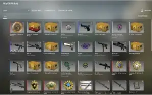 Vendo conta de CS ak cruzada com emblema de 5 anos