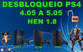 Destrava ps4 11.0para baixo dessa versão