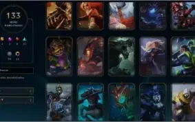 Conta LOL D4 - TODOS CHAMPS - 133 SKINS - MMR ALTO