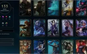 Conta LOL D4 - TODOS CHAMPS - 133 SKINS - MMR ALTO