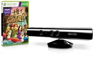 Xbox 360 4 GB + Kinect + jogo Kinect Adventures + 1 mês live