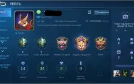 Conta ÉPICO mobile Legends barato