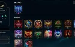 Conta Diamante 4 nunca tomou ban, todos os champs