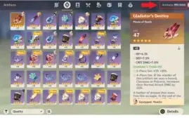 Conta AR 33 Venti 5*+Jean 4*+Xiangling C2+7900 PRIMOGEMS