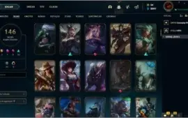 Acc Legaue of Legens Platina 1, 146 skins