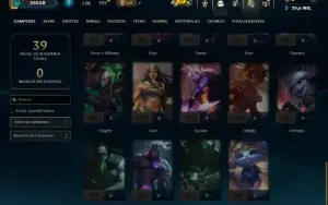 Esmeralda 2 com 40 Champs e 13 Skins