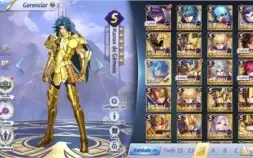 Conta Saint Seiya Awakening LVL-57 A53-MENSA