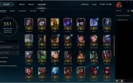 Conta League Of Legends Platina 3 92 Campeões 41 Skins