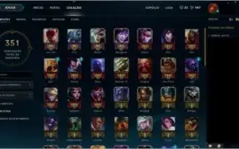 Conta League Of Legends Platina 3 92 Campeões 41 Skins