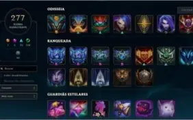 Conta de LoL, diamante 2 (solo/duo) e diamante I (flex)