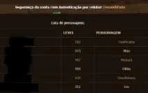 Vendo Conta De (Nto Ultimatei) Varios Personagens Vips E Up