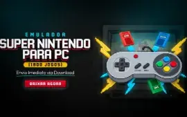 Emulador - Super Nintendo para PC (1800 Jogos)