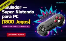 Emulador - Super Nintendo para PC (1800 Jogos)