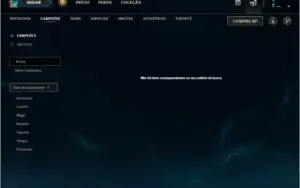 Conta de lol Platina IV