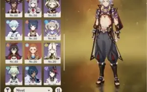 Ar53. Itto + chifre vermelho, kazuha, kokomi, yoimia + harpa