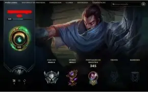Conta League of Legends LvL 249 c/ 105 skin