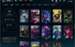 Conta prata 3 com Warwick Selvagem e Twitch Medieval (raras)