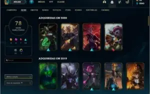 Conta prata 3 com Warwick Selvagem e Twitch Medieval (raras)