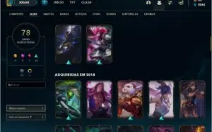 Conta prata 3 com Warwick Selvagem e Twitch Medieval (raras)