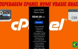 Hospedagem cPanel Turbo Litespeed | Turbo NVMe VBasic Brasil