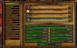Conta wow com montaria da galinha e T3 cloth