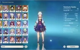 Genshin Impact Conta AR55 8 5 estrelas