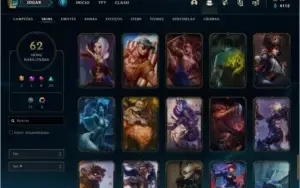 CONTA LOL UNRANKED EX DIAMANTE