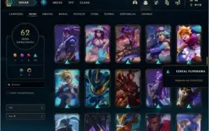 CONTA LOL UNRANKED EX DIAMANTE