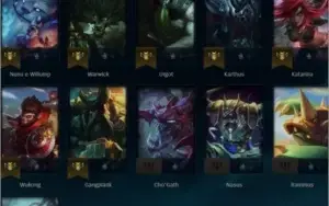 CONTA LOL UNRANKED EX DIAMANTE